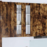 Hanging Cabinet Smoked Oak 60 x 31 x 100 cm Engineered Wood 884390