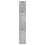 Book Cabinet/Room Divider Concrete Grey 155x24x160 cm Engineered Wood 800661
