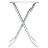 Garden Table Folding White 50 x 50 x 72 cm Metal 42010321