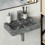 Sink Grey 38x24x6.5 cm Marble 149188