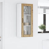 Wall Glass Cabinet LUCCA Artisan Oak 40 x 31 x 100 cm 885104