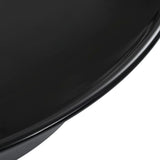 Wash Basin 41x12.5 cm Ceramic Black 143908