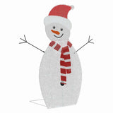 Lighted Snowman Family 3 pcs Warm White Polyester 42019625