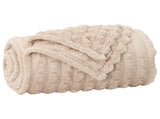 Throw Blankets 6 pcs Beige 240 x 220 cm Fleece 42016943