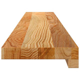 Window Sills 2 pcs Light Brown 110x15x2 cm Solid Wood Oak 4009129