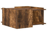 Coffee Table Smoked Oak 50.5 x 50 x 33 cm Engineered Wood 8001006