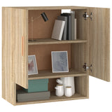 Wall Cabinet Sonoma Oak 60x31x70 cm Engineered Wood 812873