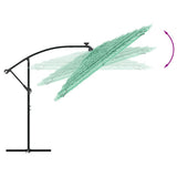 Garden Parasol with Steel Pole Green 290x290x238 cm 4005084