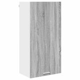 Hanging Cabinet Grey Sonoma and White 50 x 31 x 100 cm 884351
