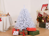 4 FT Pre-lit Artificial Christmas Tree, Hinged Xmas Pine Tree with 346 Branch Tips, 140 Lights and 28937358