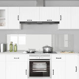 Kitchen Backsplash 2 pcs Transparent 100 x 50 cm Tempered Glass 3415540