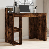 Office Desk Smoked Oak 103.5x56.5x94 cm Engineered Wood 847979