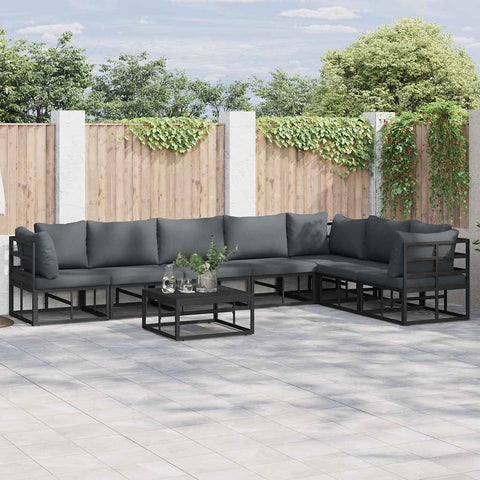 Garden Sofa Set with Cushion 8 pcs 3378873
