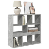 Book Cabinet/Room Divider Concrete Grey 100x33x94.5 cm 854475