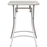 Bistro Table Beige 55 x 55 x 72.5 cm Powder-coated Steel 42002947