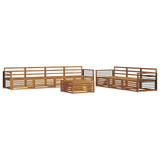 Outdoor Sofa Set 8 pcs Natural Solid Acacia Wood 3373149