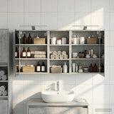 Bathroom Cabinet Set 3 pcs 116 x 16 x 62.5 cm Engineered wood 3403819