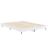 Bed Frame without Mattress High Gloss White 140x190 cm 832279