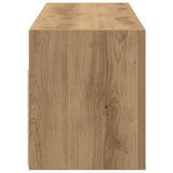 Bathroom Wall Cabinet Artisan Oak 80x25x30 cm Engineered Wood 860084