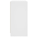 Side Cabinet with Glass Doors White 68x37x75.5 cm 836378