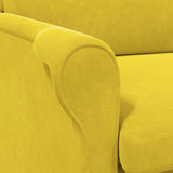 Armchair Yellow 76 x 94 x 102 cm Velvet 42009864