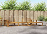 Outdoor Sofa Set 4 pcs Natural Solid Acacia Wood 3367407