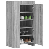 Shoe Cabinet Grey Sonoma 52x37.5x100 cm Engineered Wood 848442