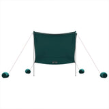 Beach Canopy with Sand Anchors Green 214x236 cm 4008642