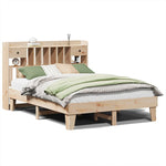 Bed Frame without Mattress 160x200 cm Solid Wood Pine 3308837