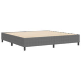 Platform Bed Frame Light Grey 200 x 200 cm Fabric 3337427