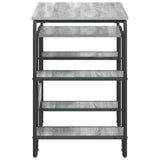 Desk with Storage Grey Sonoma 113.5 x 52 x 75.5 cm 8008035