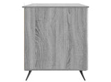 Desk with Shelf Grey Sonoma 142.5 x 50 x 75 cm Engineered Wood 3414636
