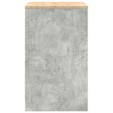 Garage Storage Cabinet Concrete Grey 60x51x85 cm Solid Wood Pine 860574