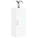 Wall Mounted Cabinet White 34.5x34x90 cm Engineered Wood 835018