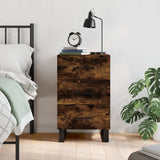 Bedside Cabinet Smoked Oak 40x40x66 cm Engineered Wood 827689