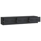 TV Cabinet with Drawer Black 147 x 34.5 x 27 cm Engineered Wood 895856