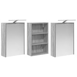 Bathroom Cabinet Set 3 pcs 126 x 16 x 62.5 cm Engineered wood 3403837