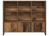 Book Cabinet 2 pcs Old Wood 99.5 x 30 x 108 cm Engineered Wood 3403026