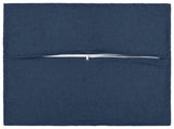 Cushion with Pillow HOUTEN 2 pcs Blue Faux Linen 936561