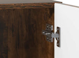Bedside Cabinet Smoked Oak 43 x 34.5 x 50 cm Engineered Wood 894805