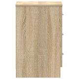 Bedside Cabinets 2 pcs Sonoma Oak 38x35x56 cm Engineered Wood 800457