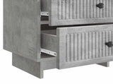 Bedside Cabinet with Drawer Concrete Grey 43 x 34.5 x 47.5 cm 893841