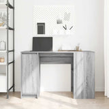 Desk Grey Sonoma 120x42x76 cm Engineered Wood 861819