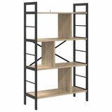 Bookshelf Sonoma Oak 75 x 30 x 123.5 cm Engineered Wood 883965