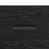 Sideboard Black oak 34 x 34.5 x 90 cm Engineered wood 881569