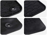 Car Mat 3 pcs Black suitable for VW T5 2010-2015 Rubber 42029102