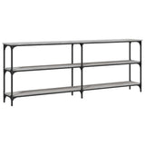 Console Table Grey Sonoma 200x29x75 cm Engineered Wood 834113