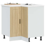 Kitchen Corner Base Cabinet Porto Sonoma Oak Engineered Wood 853990
