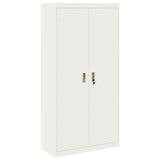 Storage Cabinet White 90 x 40 x 180 cm Steel 3406171