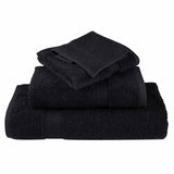 Premium Towels SOLUND 2 pcs Black 100x200 cm 600 gsm 137437